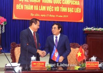 ប្រតិភូក្រសួងផែនការកម្ពុជាអញ្ជើញមកពិភាក្សាការងារនៅខេត្ត Bac Lieu ប្រទេសវៀតណាម