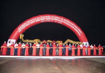 ពិធីបើកសម្ពោធរោងចក្រថាមពលពន្លឺព្រះអាទិត្យធំបំផុតនៅអាស៊ីអាគ្នេយ៍
