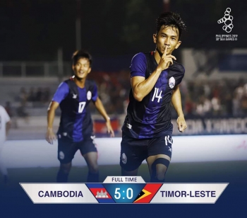 សម្តេចតេជោ ហ៊ុន សែន កោតសរសើរក្រុមជម្រើសជាតិកម្ពុជា U22 ដែលយកឈ្នះទីម័រខាងកើត៥-០ នៅស៊ីហ្គេម