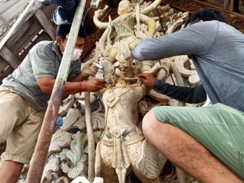 អ្នកបុរាណវិទ្យាវៀតណាមធ្វើបទបង្ហាញពីវិស័យស្រាវជ្រាវបុរាណដល់មន្រ្ដីអាជ្ញាធរជាតិអប្សរា