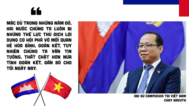 កិច្ចសហប្រតិបត្តិការការពារជាតិ រួមចំណែកជាច្រើនក្នុងការអភិវឌ្ឍន៍ទំនាក់ទំនងវៀតណាម កម្ពុជា