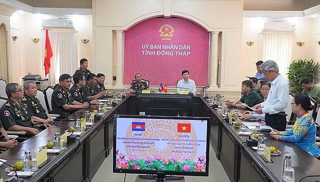 ទិដ្ឋភាពនៃជំនួប (រូប​ថត៖ baodongthap.vn)