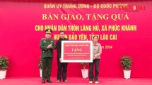 ប្រគល់​គម្រោង​នៅ​តំបន់​តាំង​ទី​លំនៅ​ភូមិ Lang Nu