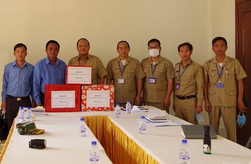 ក្រុម K៧៣ ខេត្ត Long An បំពេញទស្សនកិច្ចការងារនៅខេត្តប៉ៃលិន ព្រះរាជាណាចក្រកម្ពុជា