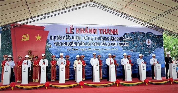 ពិធីសម្ពោធគម្រោងផ្គត់ផ្គង់អគ្គិសនីពីប្រព័ន្ធថាមពលជាតិ