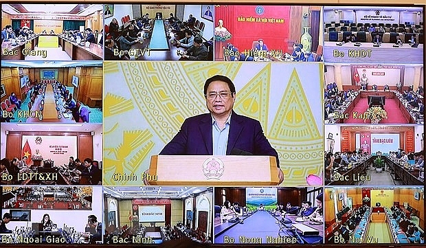  នាយករដ្ឋមន្ត្រីវៀតណាម លោក Pham Minh Chinh អញ្ជើញដឹកនាំសម័យប្រជុំលើកទី ៥ នៃគណៈកម្មាធិការជាតិទទួលបន្ទុកការផ្លាស់ប្ដូរឌីជីថល (រូបថត៖ VNA)
