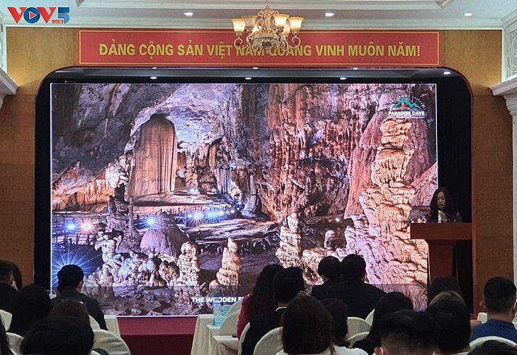 ផលិតផលទេសចរណ៍ដែលត្រូវបានណែនាំនៅសន្និសីទ។ (រូបថត៖ VOV)