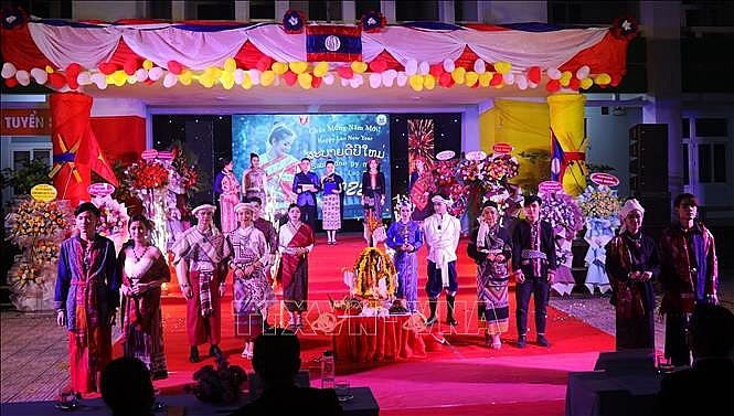 ទិដ្ឋភាពនៃពិធីបុណ្យ។ (រូបថត៖ TTXVN)