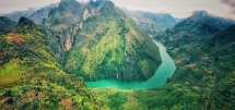 សម្រស់កំណាព្យនៃទន្លេ Nho Que នៅ Ha Giang ទាក់ទាញភ្ញៀវទេសចរអន្តរជាតិ