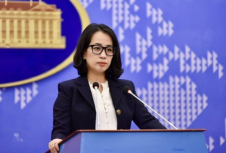 លោកស្រី  Pham Thu Hang អ្នកនាំពាក្យក្រសួងការបរទេស 