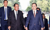 លោក Tran Thanh Man ប្រធានរដ្ឋសភាវៀតណាម ទទួលជួបប្រធានព្រឹទ្ធសភានៃព្រះរាជាណាចក្រកម្ពុជា