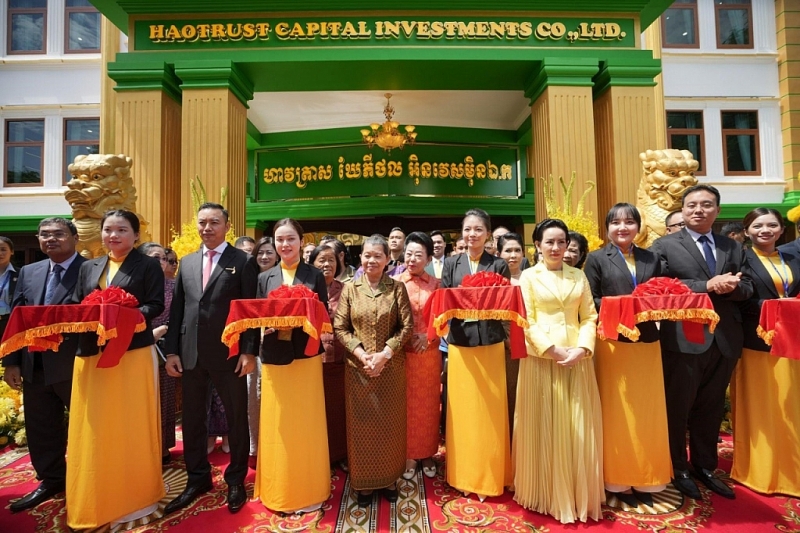 ពិធីសម្ពោធផ្លូវការក្រុមហ៊ុន ហាវត្រាស ឃែភីថល អ៊ិនវេសម៊ិន (HaoTrust Capital Investment Co, Ltd)
