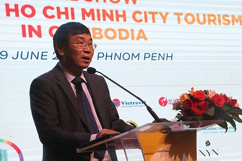 លោក Ngo Van Tuat អគ្គទីប្រឹក្សាស្ថានទូតវៀតណាមប្រចាំនៅកម្ពុជា ថ្លែងក្នុងពិធីនេះ
