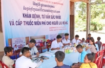 ក្រុមហ៊ុនលេខ ៧៤ (កងទ័ពប្រជាជនវៀតណាម) ពិនិត្យសុខភាព និងផ្ដល់ថ្នាំពេទ្យដោយឥតគិតថ្លៃដល់ប្រជាពលរដ្ឋកម្ពុជាជិត ៥០០ នាក់