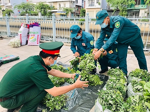 កងសេនាជនទីក្រុងហូជីមិញចូលរួមយ៉ាងសកម្ម និងពោរពេញទៅដោយមនោសញ្ចេតនា