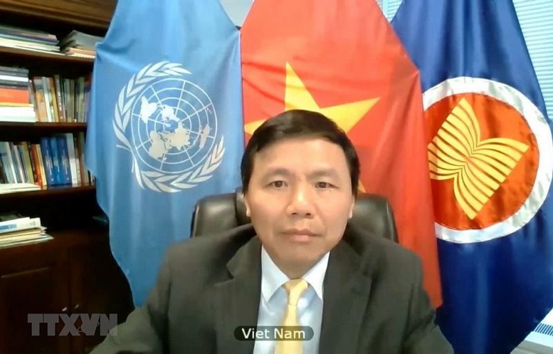 ឯកអគ្គរដ្ឋទូតលោក Dang Dinh Quy។​ (រូបថត៖ TTXVN)