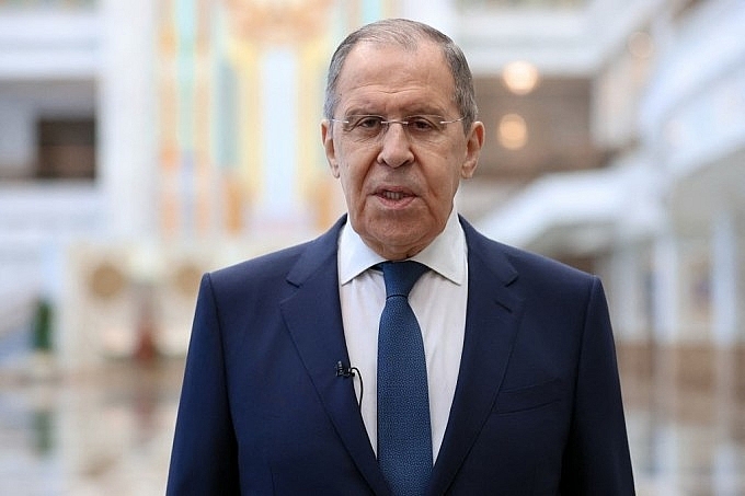 រដ្ឋមន្ត្រីការបរទេសរុស្ស៊ី លោក Sergey Lavrov (រូបថត៖ AFP)
