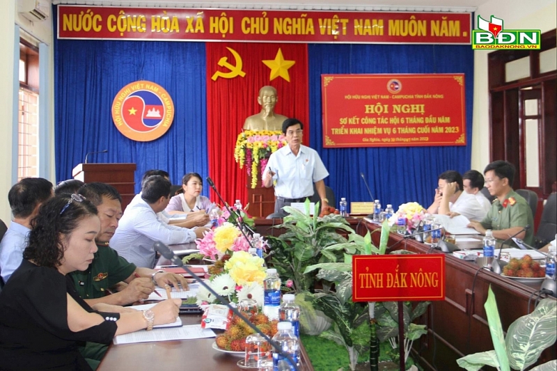 ក្នុងឆមាសទី១ ឆ្នាំនេះ សមាគមមិត្តភាពវៀតណាម-កម្ពុជា ខេត្ត Dak Nong បំពេញល្អតួនាទីជាស្ពាន សាមគ្គីភាព និងមិត្តភាពរវាងខេត្ត Dak Nong និងខេត្តមណ្ឌលគិរី 