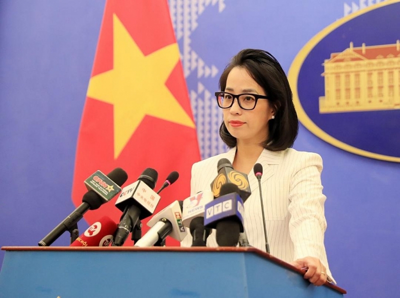 អ្នកនាំពាក្យក្រសួងការបរទេស វៀតណាមលោកស្រី Pham Thu Hang។