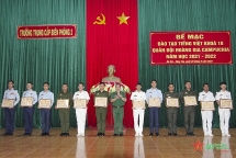 សាលាមធ្យមសិក្សាការពារព្រំដែនលេខ ២ (វៀតណាម) បិទវគ្គបណ្តុះបណ្តាលភាសាវៀតណាមសម្រាប់សិក្ខាកាមកម្ពុជា