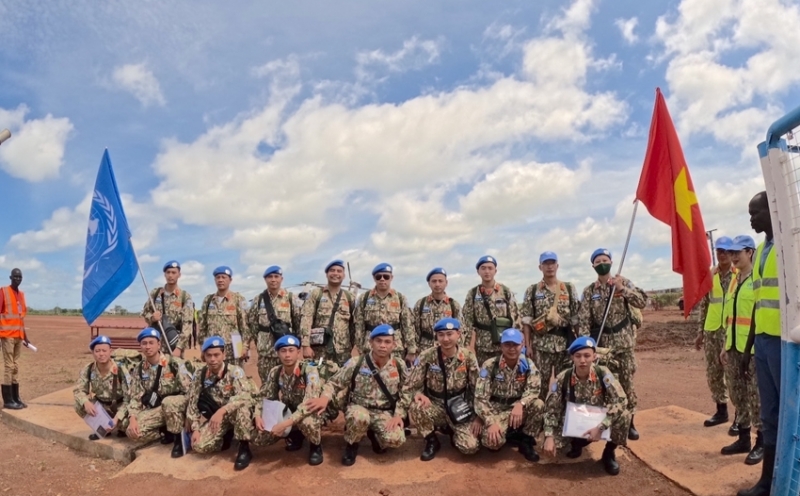 ក្រុមទ័ពជាងលេខ ២ របស់វៀតណាមទៅដល់តំបន់ Abyei
