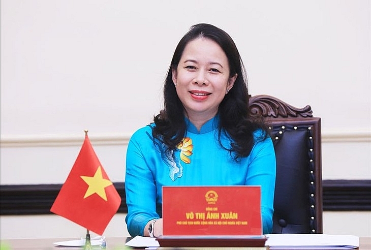 អនុប្រធានរដ្ឋវៀតណាមលោកស្រី Vo Thi Anh Xuan។