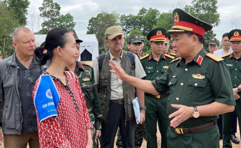 ក្រសួងការពារប្រទេសវៀតណាម ចុះត្រួតពិនិត្យសកម្មភាពហ្វឹកហាត់លើការរក្សាសន្តិភាព ក្នុងក្របខណ្ឌ ADMM+