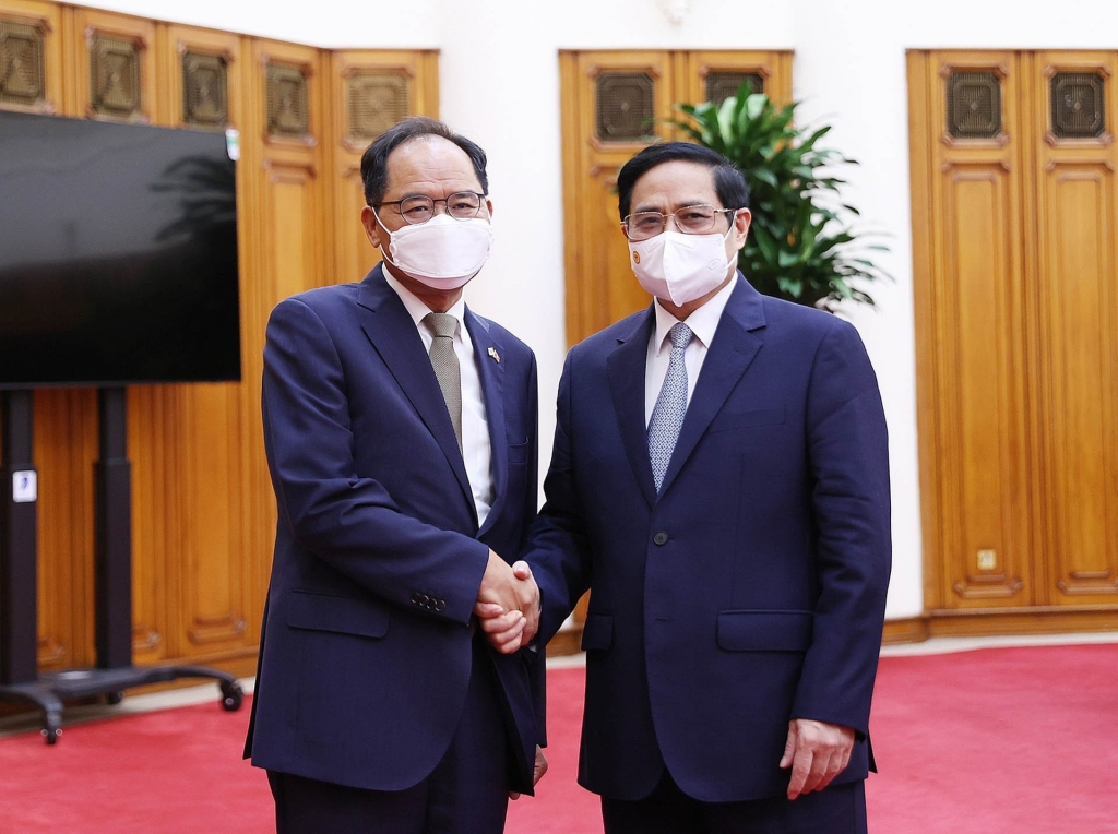 កូរ៉េខាងត្បូងមានបំណងចង់លើកកម្រិតទំនាក់ទំនងរវាងប្រទេសទាំងពីរឡើងដល់កំពស់ថ្មី
