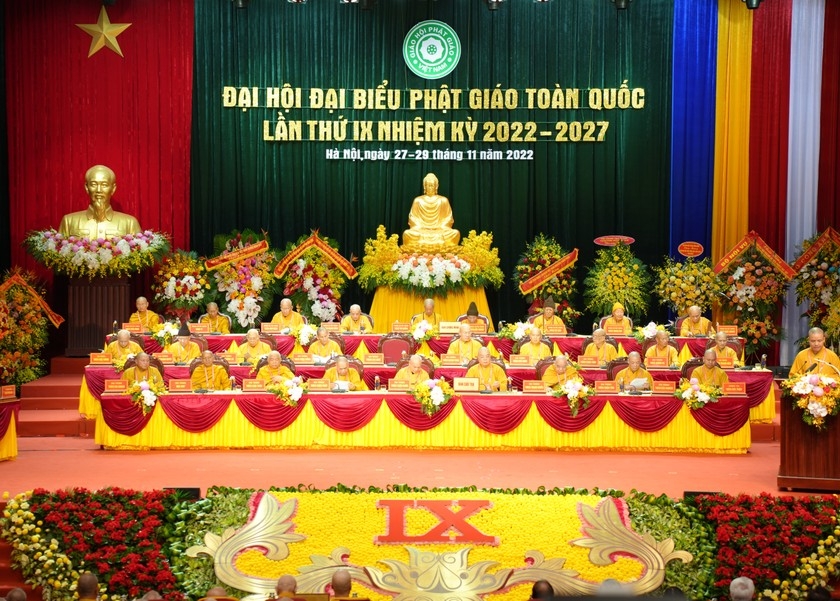 មហាសន្និបាតតំណាងព្រះពុទ្ធសាសនាទូទាំងប្រទេសលើកទី៩៖ បន្តពង្រីកប្រពៃណីស្នេហាជាតិ ផ្សាភ្ជាប់និងរួមដំណើរជាមួយប្រជាជាតិ