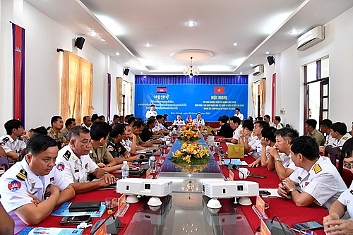 ទិដ្ឋភាពនៃកិច្ចប្រជុំ (រូបថត៖baohaiquanvietnam.vn)