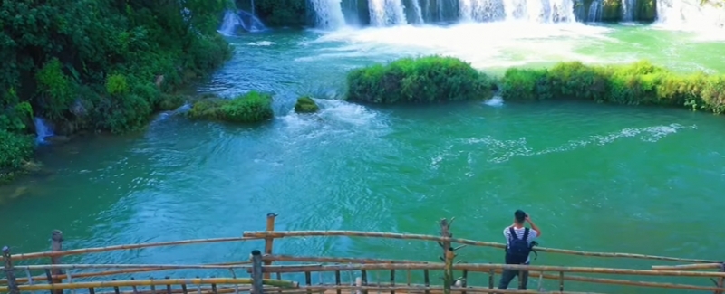 សម្រស់ទឹកធ្លាក់ Co La នៅតំបន់ភ្នំ Trung Khanh, Cao Bang សម្រស់ទឹកធ្លាក់ Co La នៅតំបន់ភ្នំ Trung Khanh, Cao Bang