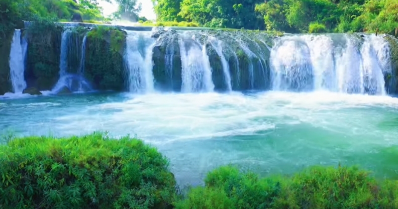 សម្រស់ទឹកធ្លាក់ Co La នៅតំបន់ភ្នំ Trung Khanh, Cao Bang សម្រស់ទឹកធ្លាក់ Co La នៅតំបន់ភ្នំ Trung Khanh, Cao Bang