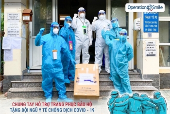 អង្គការ Operation Smile Vietnam រៀបចំការបរិច្ចាគដើម្បីទិញឧបករណ៍ការពារចំនួន ៣,០០០ ហើយបញ្ជូនទៅកាន់ទីក្រុងហូជីមិញ