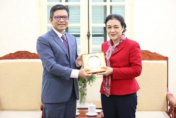 ប្រធានសហភាពអង្គការមិត្តភាពវៀតណាម ទទួលជួបឯកអគ្គរដ្ឋទូតឥណ្ឌូនេស៊ី Denny Abdi