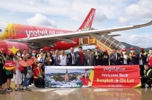 Vietjet ស្តារជើងហោះហើរត្រង់ពីដាឡាត់-បាងកក